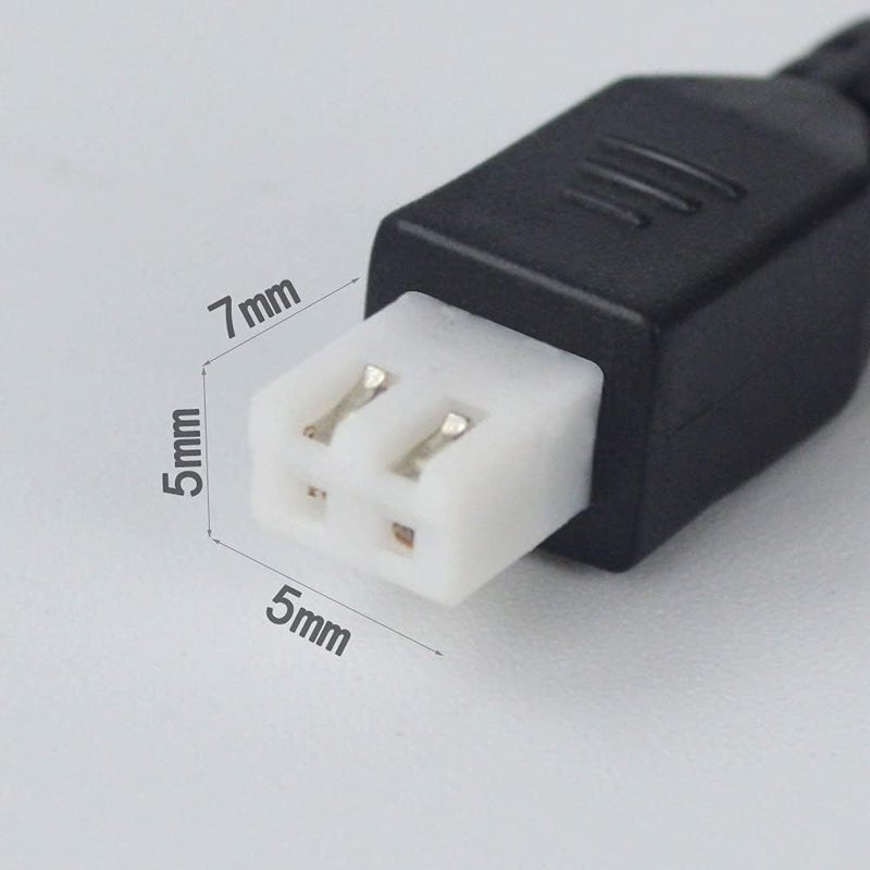 ELSNU 2 Pcs Parking Sensors Extension Cord Parktronic Backup Radar 2 Pin Cable Line Kit for Car Auto Vehicle - Image 3